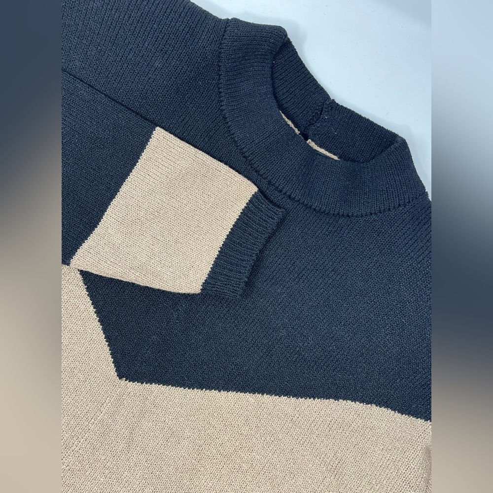 Helen Hsu Womens Large Brown Long Sleeve Sweater Dry Clean Only Used Vtg GHR6